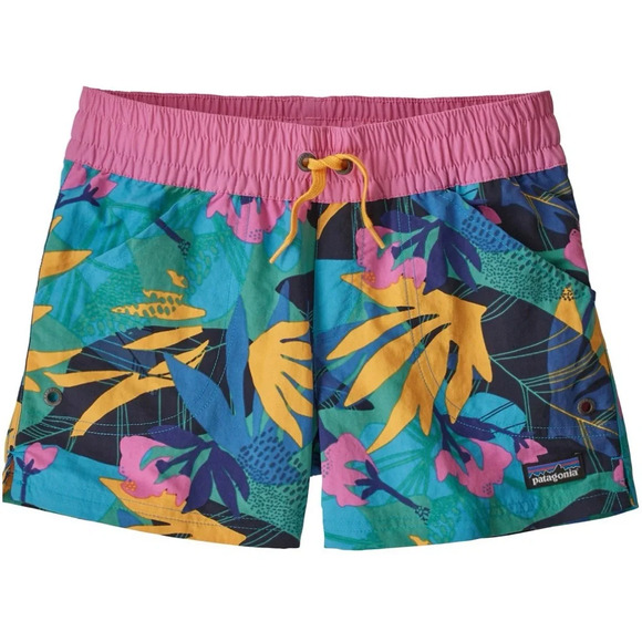 Patagonia Other - Patagonia Girls' Costa Rica Baggies Shorts Floral - Size Small